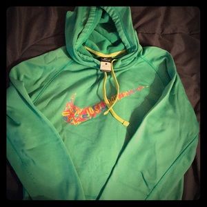 Nike L Green Hoodie